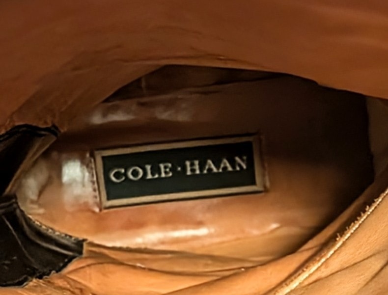 Vintage Two-Tone Classic Cole Haan Riding Boots, Size 9AA